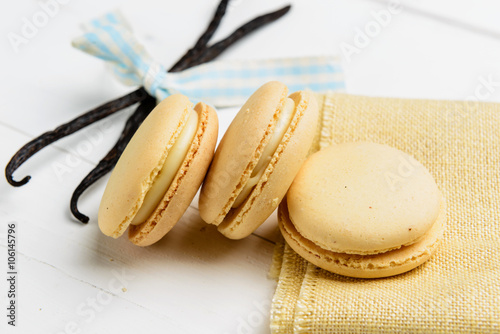 Macaron alla vaniglia photo