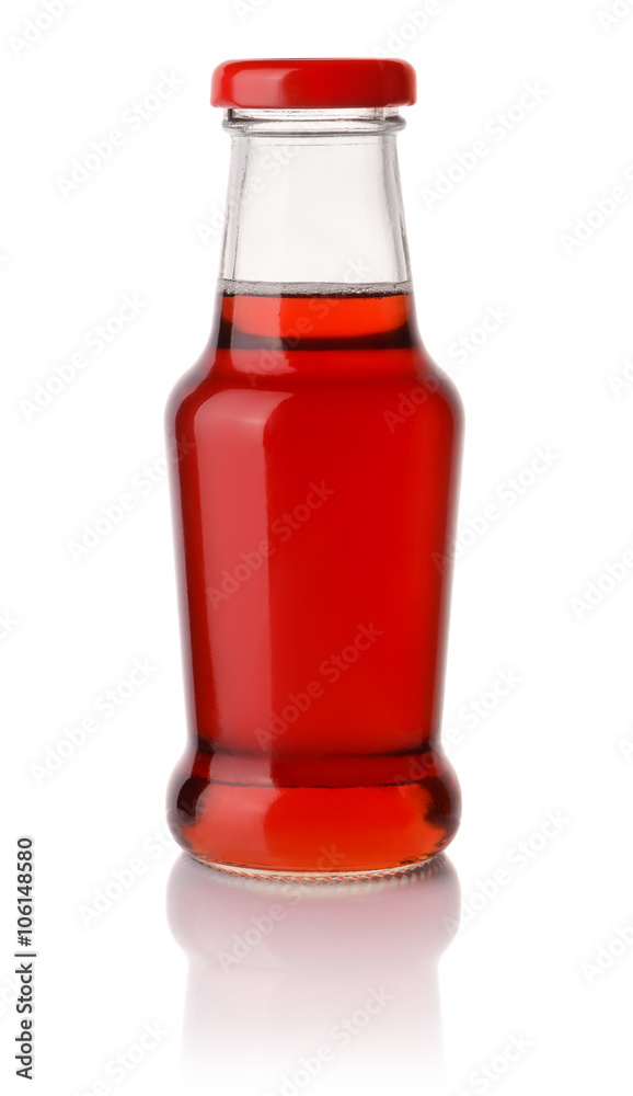 Berry syrup bottle