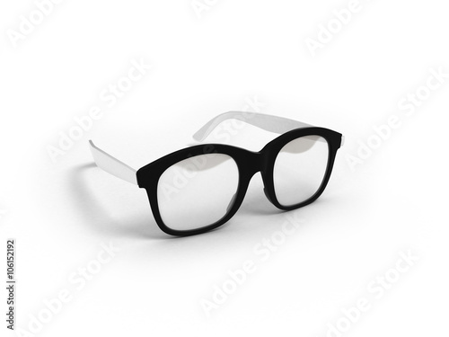 Eye Glasses Isolated on White