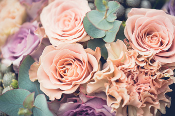 Close up of wedding flowers