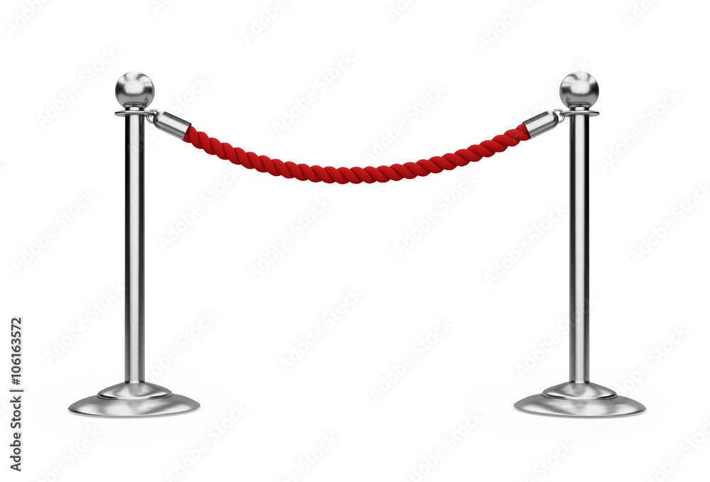 Rope barrier