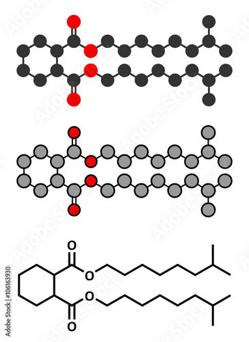 1,2-Cyclohexane dicarboxylic acid diisononyl ester (DINCH) plasticizer.