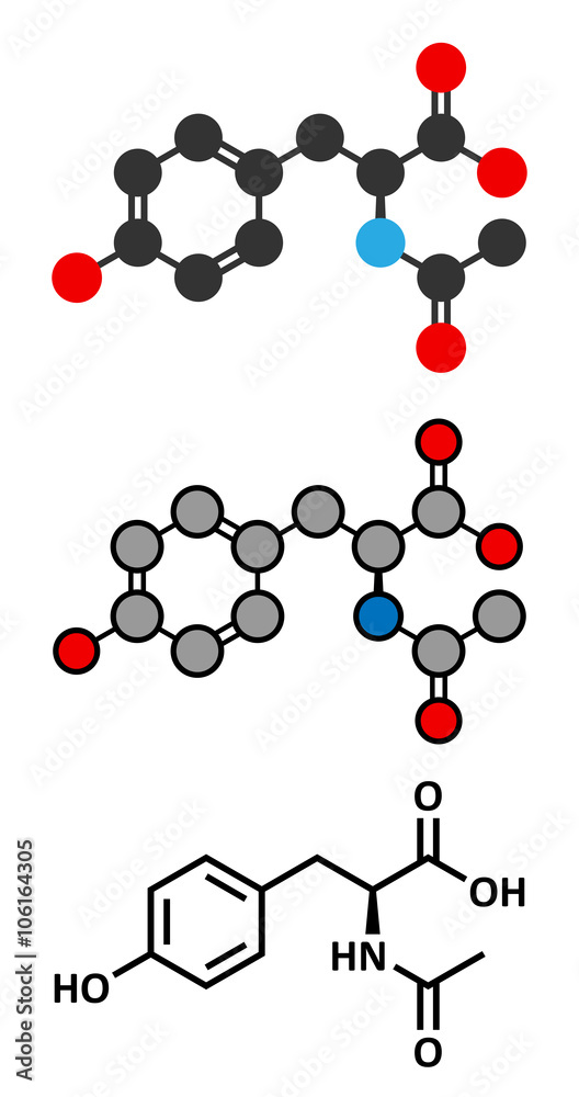 N-acetyl-tyrosine (NALT) molecule. 