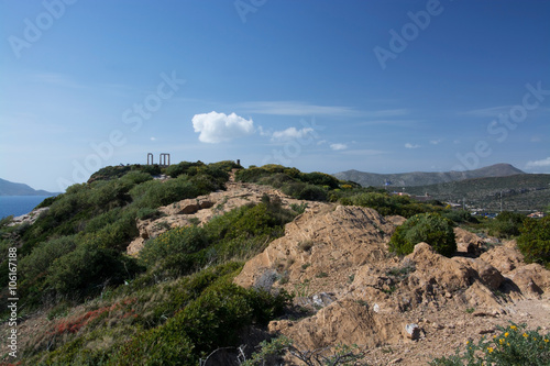 Tempel am Kap Sounion  Griechenland