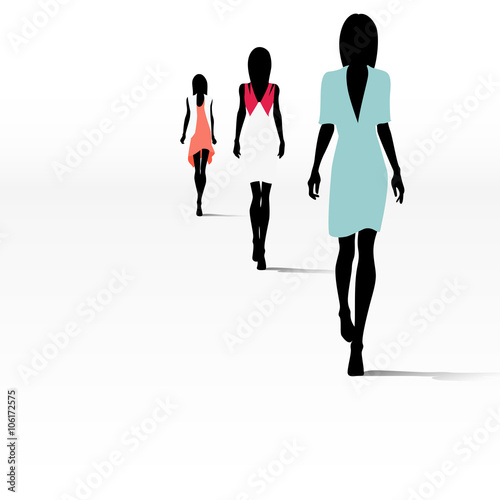 Women on the runway