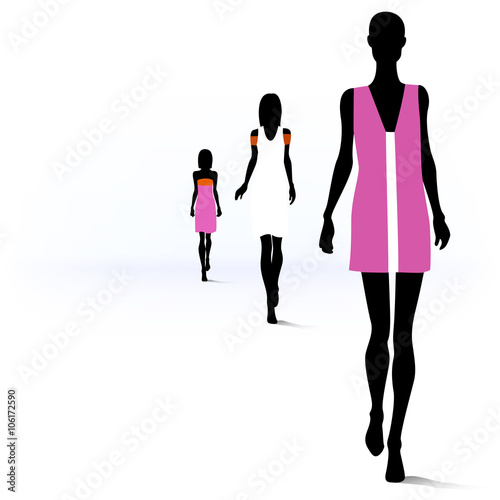 Women on the runway