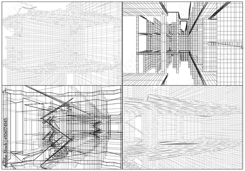 Abstract Constructions Of Line Vector 