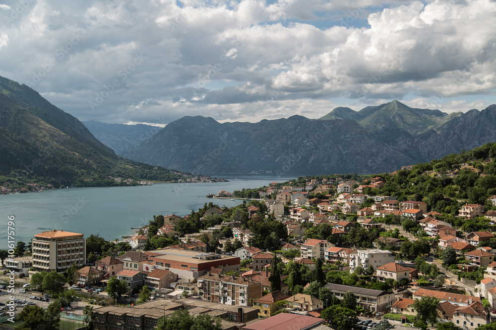 Fototapeta premium Beautiful summer landscape of Montenegro