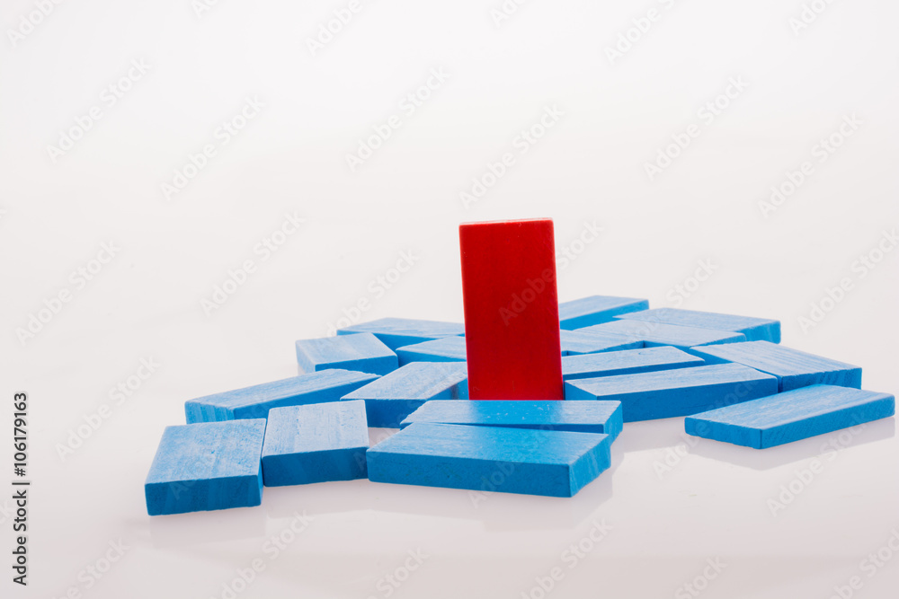 Fototapeta premium Color Dominoes
