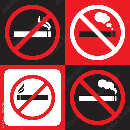 Free Download No smoking sign, vector format - GFXLoad