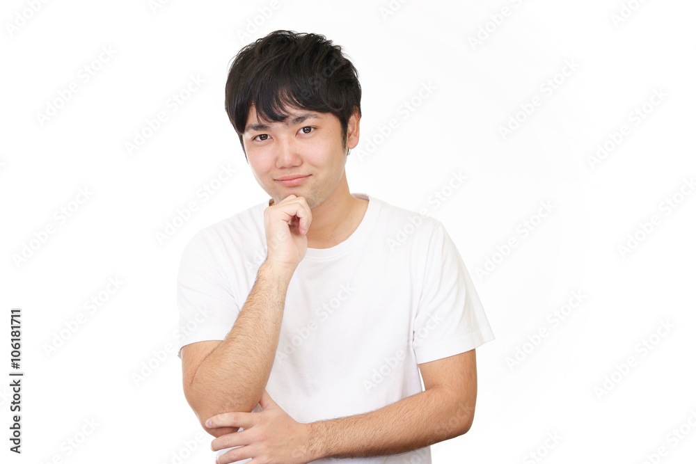 笑顔の青年 笑顔の青年