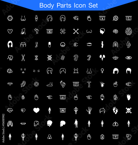 Body Parts Icon set