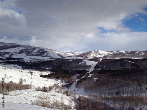 mountain view in Abzakovo, South Ural, Russia