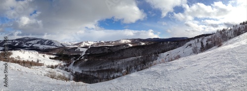 mountain view in South Ural, Russia photo