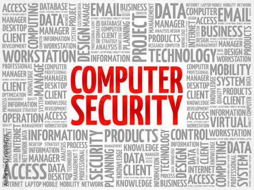 COMPUTER SECURITY word cloud concept