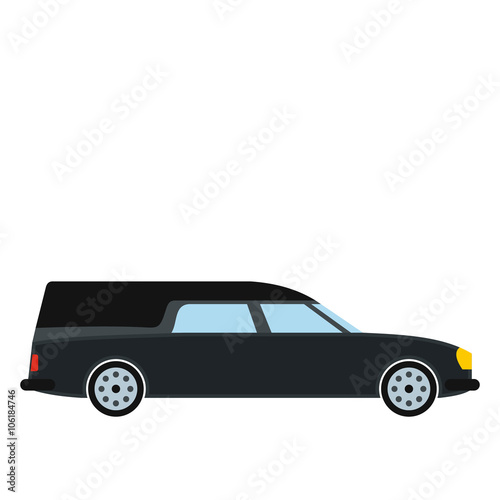 Hearse car icon