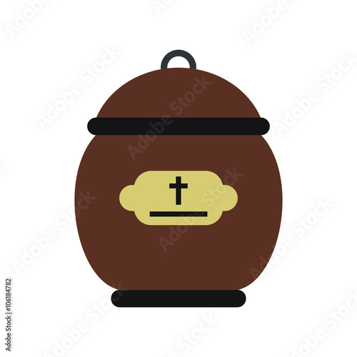 Cremation urn icon