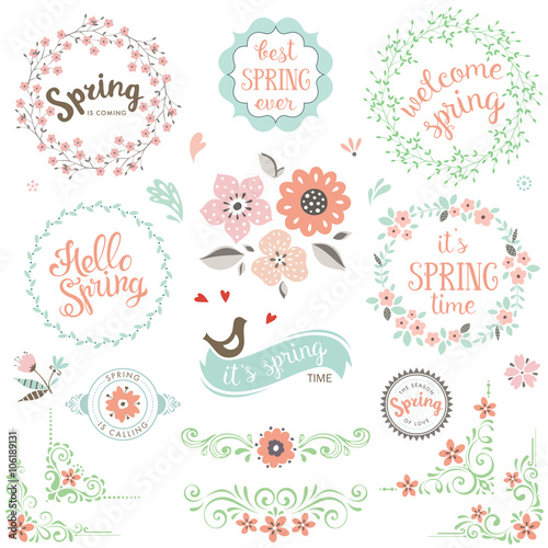 Spring Elements Set