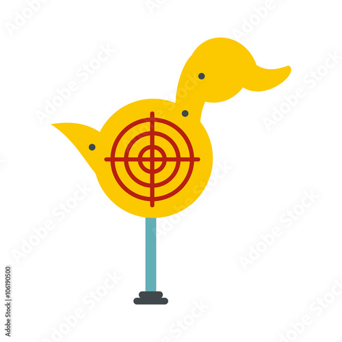 Yellow duck target icon 