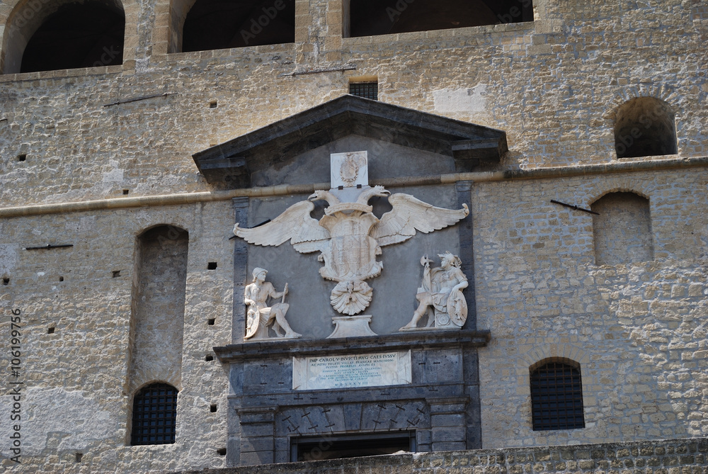 Vista esterna, Castel Sant'Elmo, Napoli
