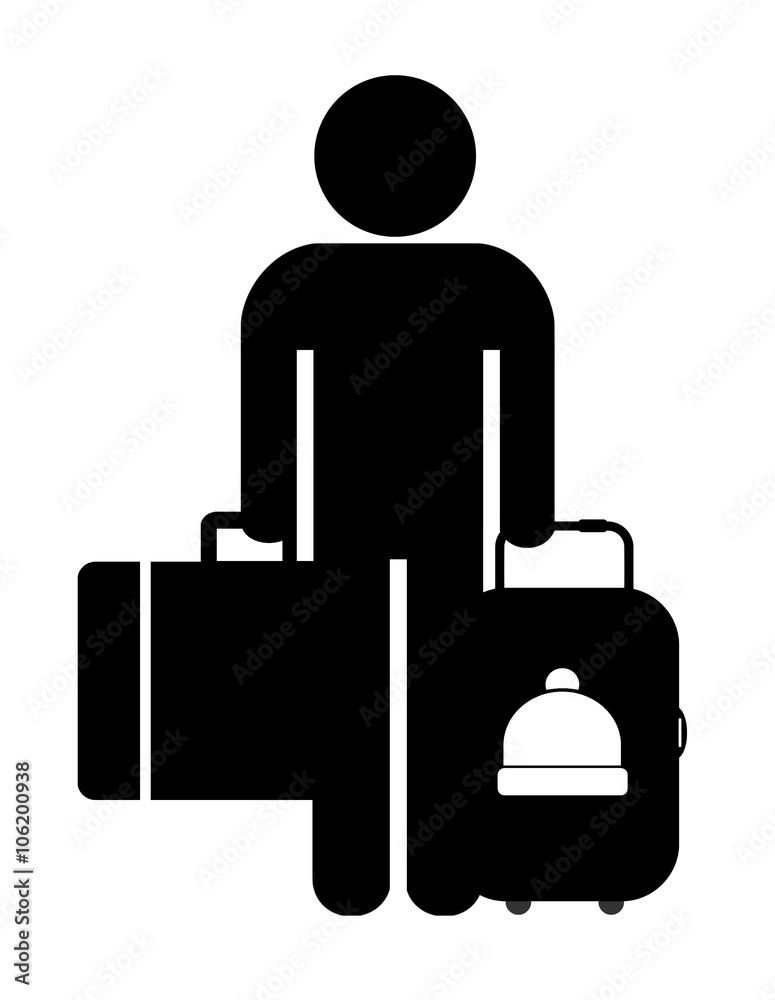 Bonnet dans une valise de touriste Bonnet dans une valise de touriste