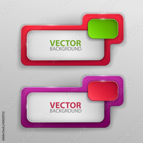 Vector banners set.