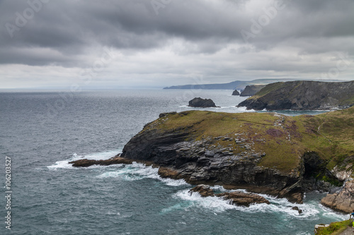 The Merlin's cave in Cornwall, near the King Arthur's castle