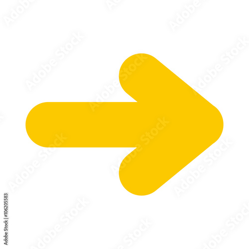 Yellow right arrow icon