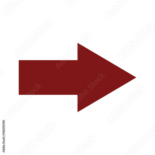 Red right arrow icon