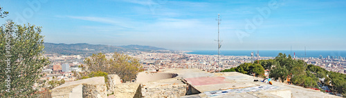 Photography Barcelona desde los bunkers del barrio del Carmelo