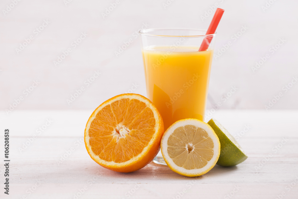 Healthy and fresh mixed juice from fruits Healthy and fresh mixed juice from fruits