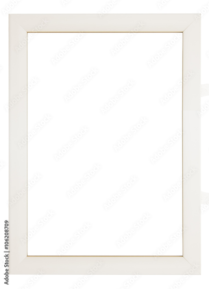 white frame abstract background has clipping path