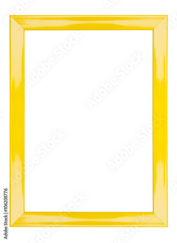 yellow frame abstract background has clipping path