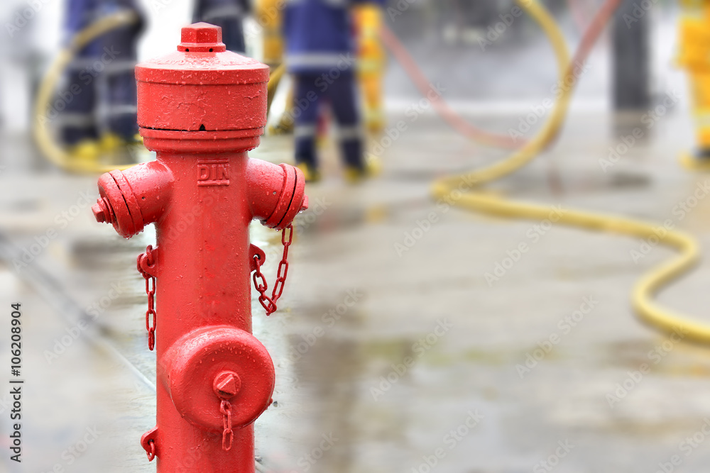 Fire hydrant , hose connection ,fire fighting equipment for fire