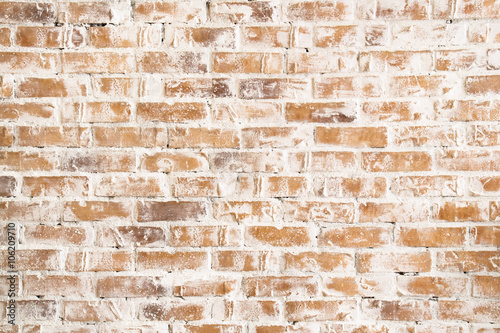 The texture of old, white and red brick wall
