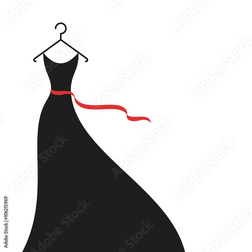 ball gown black