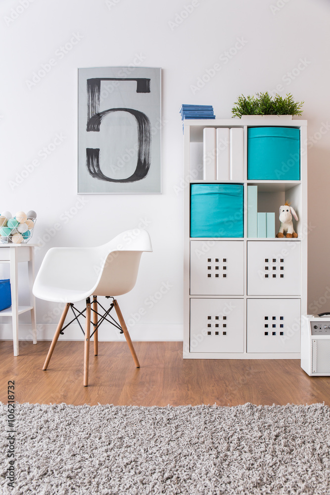 Fototapeta premium Hipster room designed for children