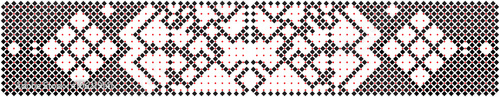 Romanian traditional motif