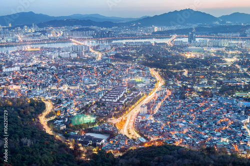 Seoul South korea city view