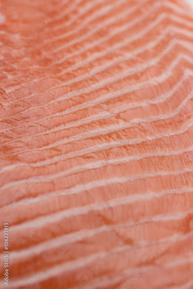 Fresh roe salmon fillet