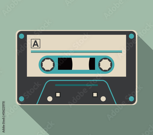 Retro technology design, Vector illustration