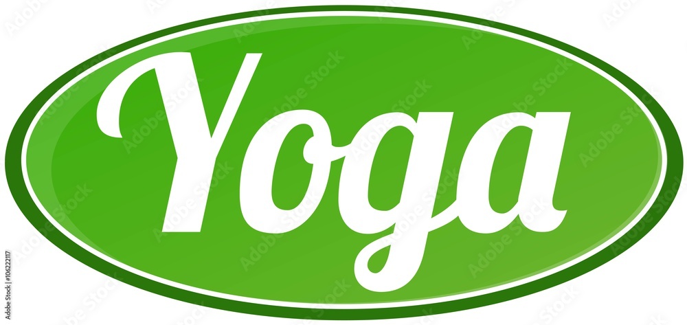 Naklejka premium Yoga