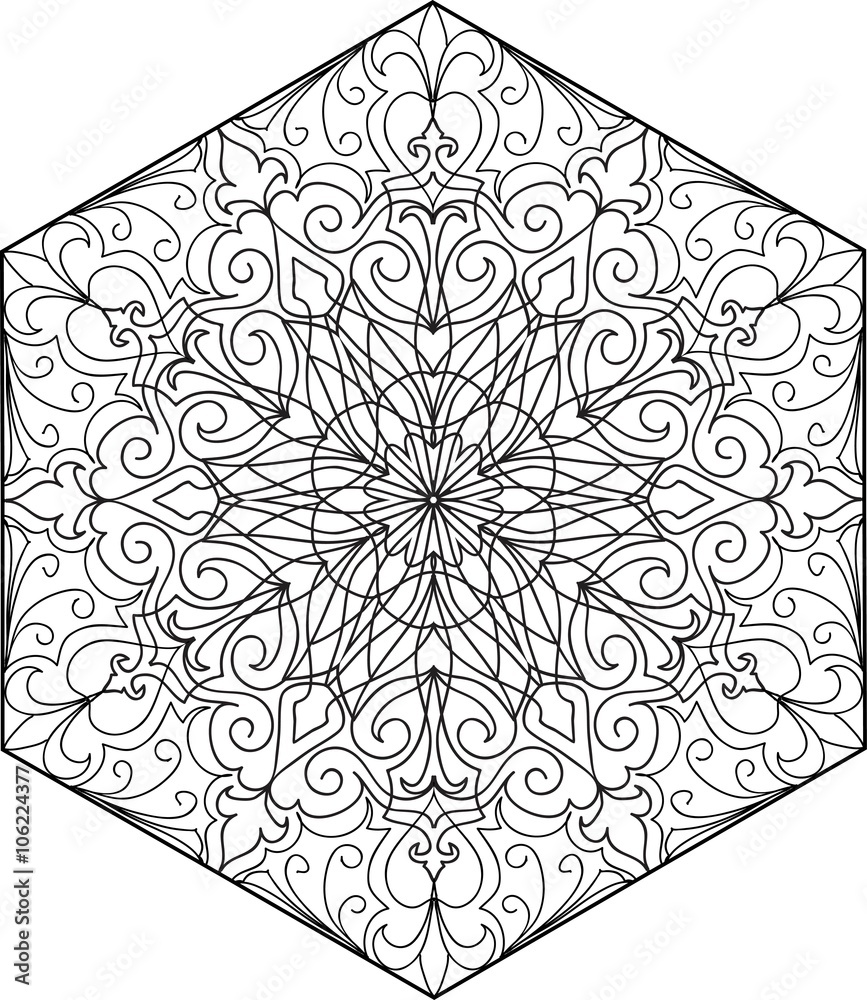 Hand drawn background. Mandala. Geometric circle element. Hand drawn background. Mandala. Geometric circle element.
