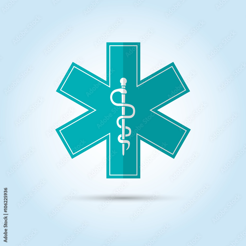 caduceus icon design , vector illustration caduceus icon design , vector illustration
