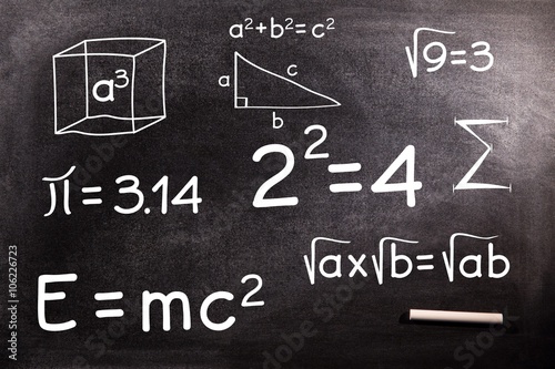 Tableau sur toile Numerical exercises
