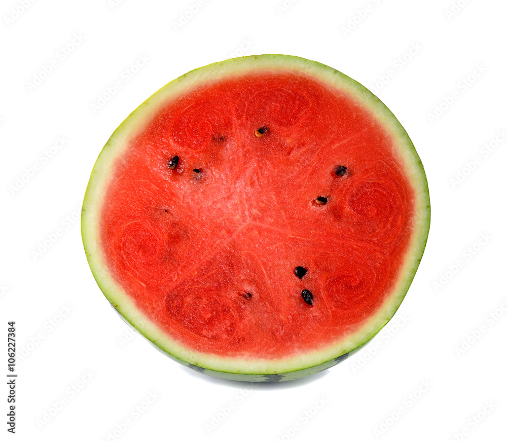 watermelon on the white back ground watermelon on the white back ground