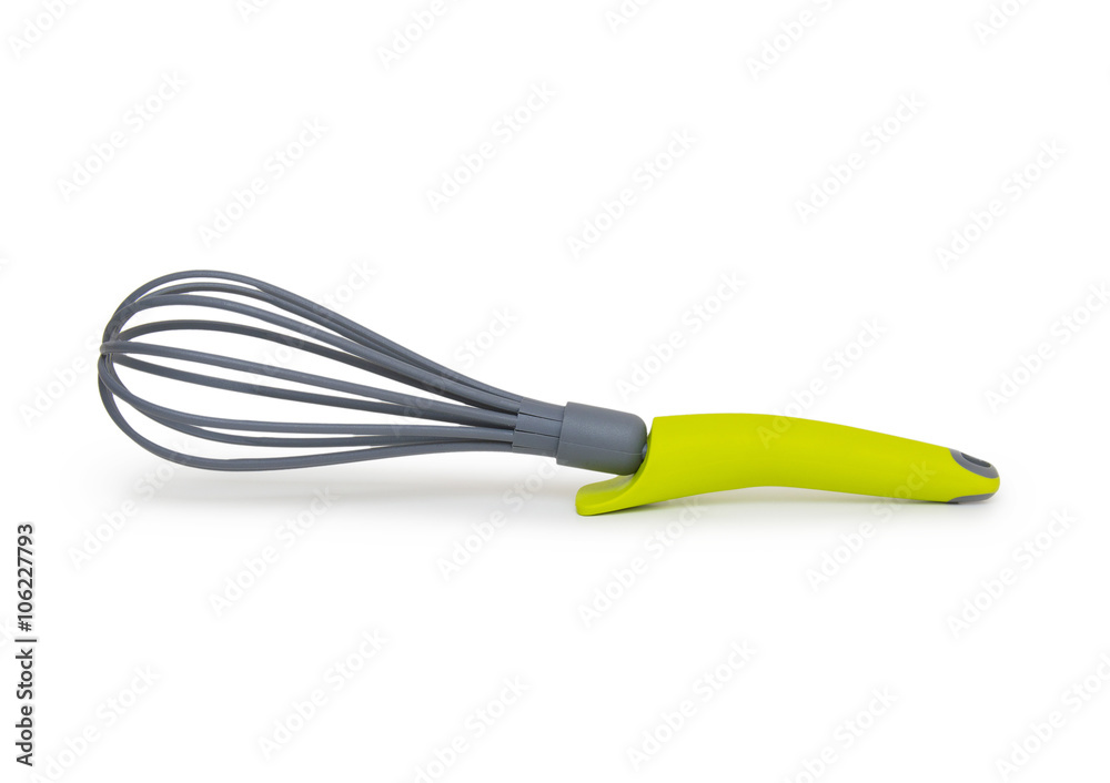 Silicone Wire Whisk isolated on white background Silicone Wire Whisk isolated on white background