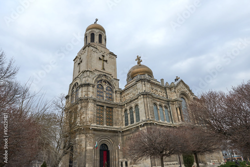 VARNA, BULGARIA, 29.02.2016: The Cathedral of the Assumption of the Virgin - one of the landmarks