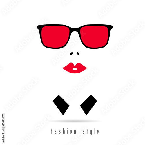 girl fashion icon figure illustration