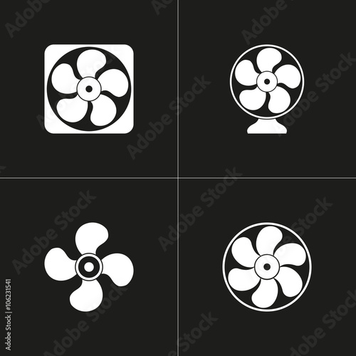 Fan - vector icon.